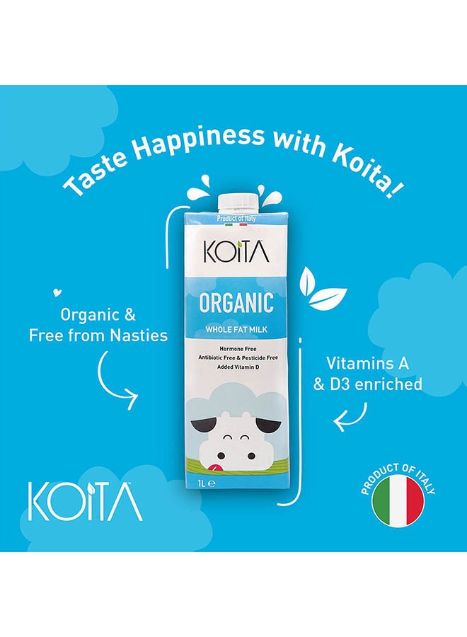 Koita Organic Whole Milk Plain 1Liters Pack of 12 - Image 2