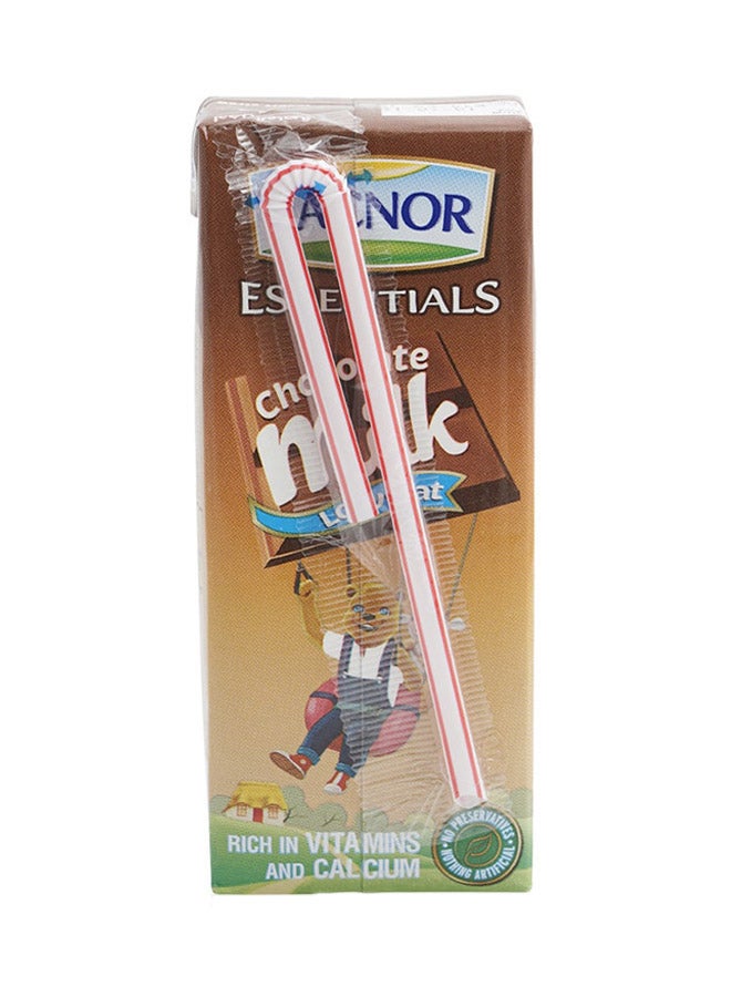 Lacnor - Long Life Milk Low Fat Chocolate 180ml Pack of 8 - Image 1
