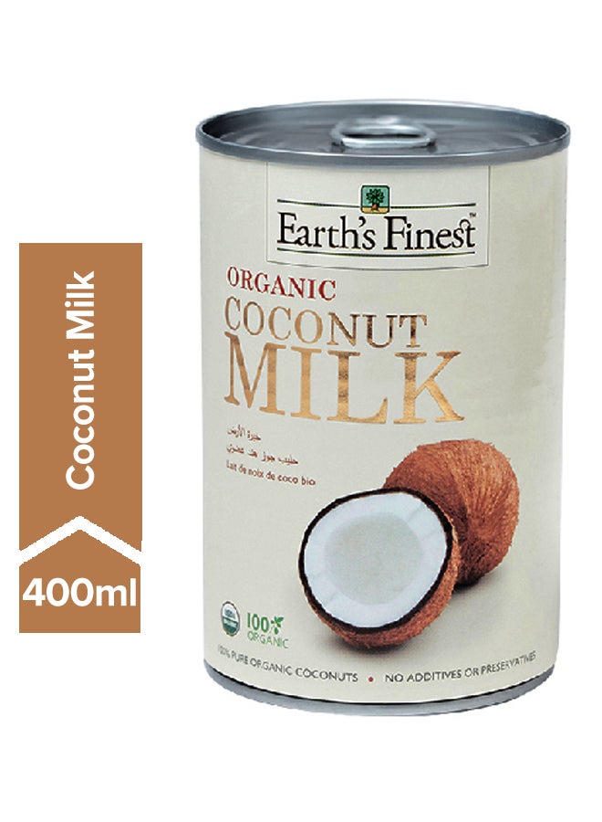 Earth's Finest Organic Coconut Milk 400ml  - Image 1