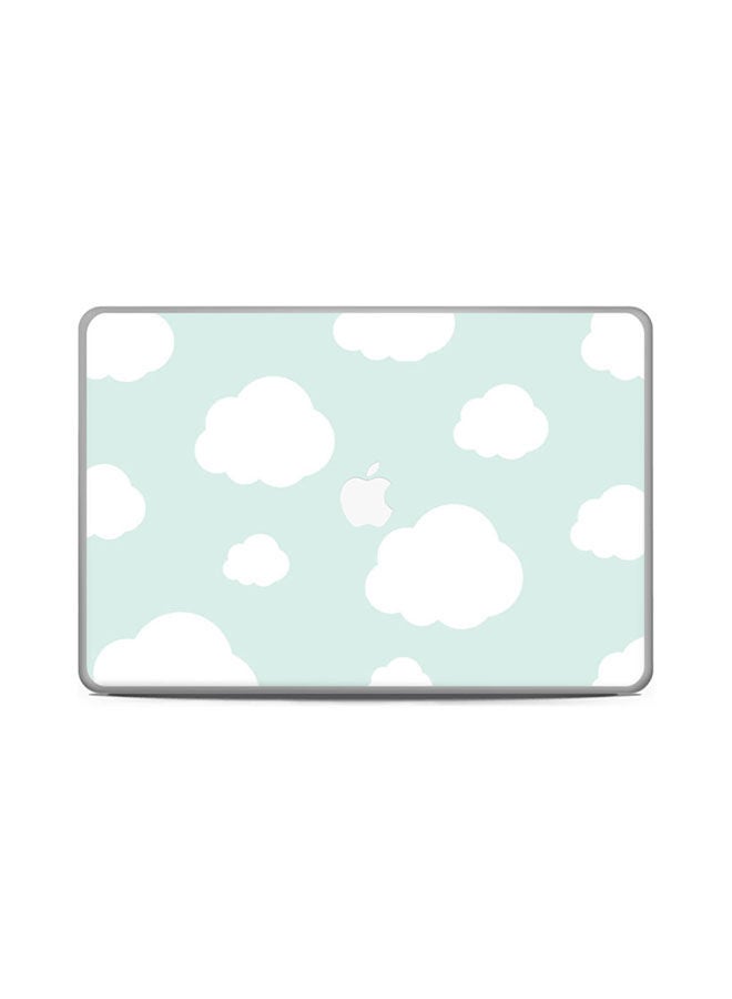 Generic Safe Cloud Minty Breeze Skin Cover For Macbook Pro 17 (2015) Multicolour 