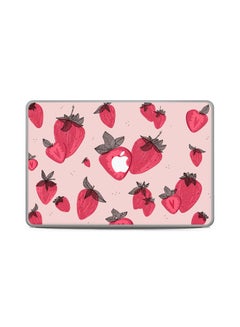 Generic Strawberry Kisses Skin Cover For Macbook Pro 17 (2015) Multicolour 