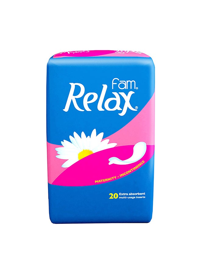 Fam - Relax Feminine Napkins Maternity 20 Pads - Image 1