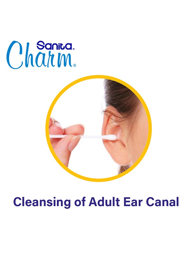 Sanita Ear Buds Round Box 100-Pieces, 24cm Size  - Image 2