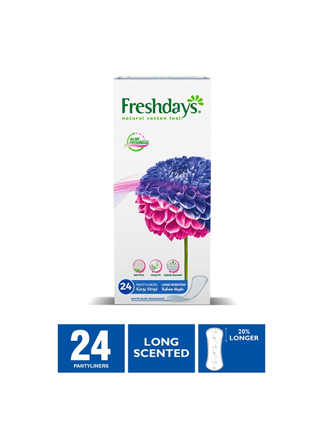 Freshdays Freshdays Long Scented 24 Pads White  - Image 5
