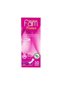 Fam Protect Incontinence Liners 30 Pads  - Image 2