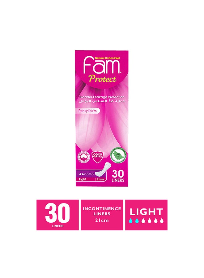 Fam Protect Incontinence Liners 30 Pads - Image 5