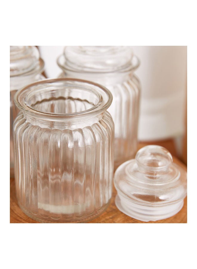 Home Box 3-Piece Canister Set Clear 300ml  - Image 1