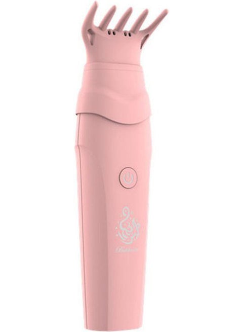 Smart Rechargeable Handheld Burner With Comb Pink 14.8x5.5x12.3cm