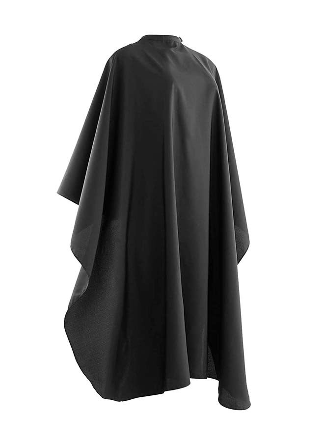 Salon Sundry Professional Hair Salon Nylon Cape With Snap Closure Black 50X60inch  - Image 1