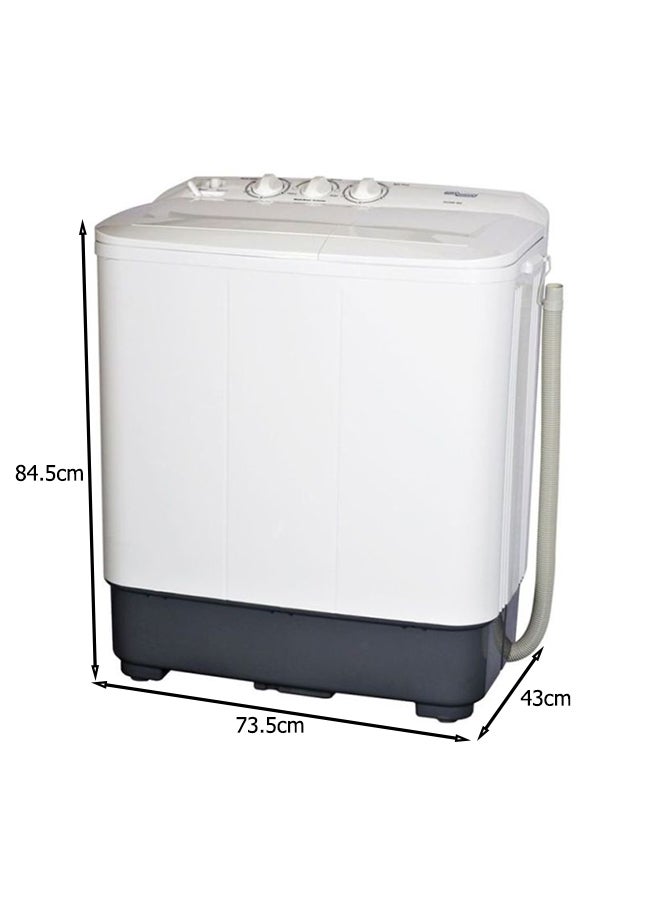 SUPER GENERAL Twin Tub Washing Machine 6Kg SGW 60 White  - Image 2