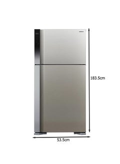 760L Gross Top Mount Double Door Refrigerator, 10 Year Warranty on Inverter Compressor, 2 Doors Fridge, Dual Fan Cooling, Touch Screen Control, Movable Twist Ice Tray-1 Year Warranty RV760PUK7KBSL Silver - v1641214818/N17934107A_2