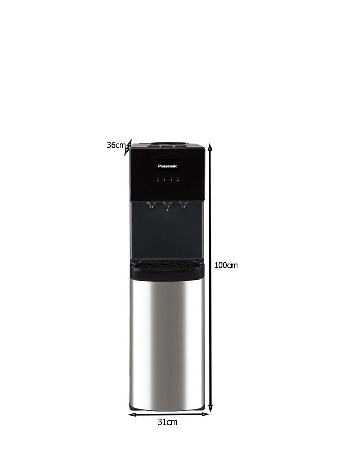 Panasonic Top Loading Water Dispenser 20L SDMWD3238TG Silver/Black - Image 2