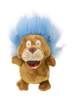 goDog Crazy Hairs Lion With Chew Guard Plush Toy Multicolour 45grams 