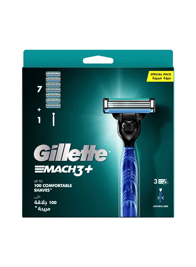 Gize Razor Gillette Razor Handle With 7 Blades 66.68grams | Best Price Egypt ...