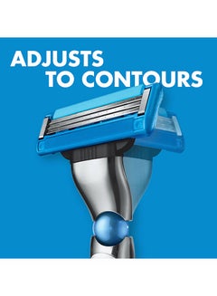 Gillette Mach3 Turbo 3D Ball Razor Handle With 6 Blades  - Image 4