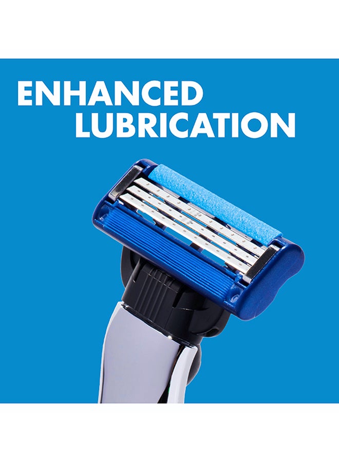 Gillette - Mach3 Turbo 3D Ball Razor Handle With 6 Blades - Image 1
