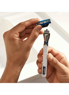 Gillette Mach3 Turbo 3D Ball Razor Handle With 6 Blades  - Image 3
