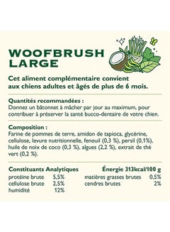 Lily's 7 Piece Large Woofbrush Dental Chew Multicolour 125grams  - Image 3
