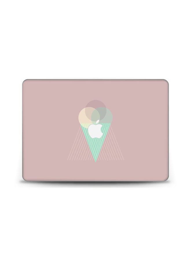 Pinkish Ice Cream Skin Cover For Macbook Pro Retina 15 (2015) Pink