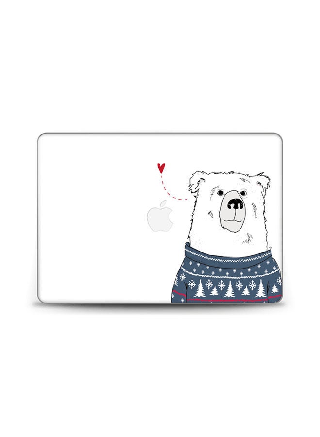 Polar Sweater Bear Skin Cover For Macbook Pro Retina 15 (2015) Multicolour 