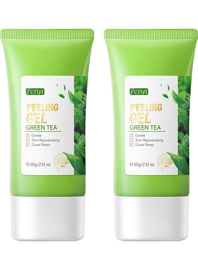 فيني مجموعة جل مقشر ومُجدد لطيف على البشرة بخلاصة الشاي الأخضر من عبوتين أخضر 120جرام - Image 1