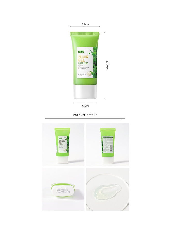 فيني مجموعة جل مقشر ومُجدد لطيف على البشرة بخلاصة الشاي الأخضر من عبوتين أخضر 120جرام - Image 2