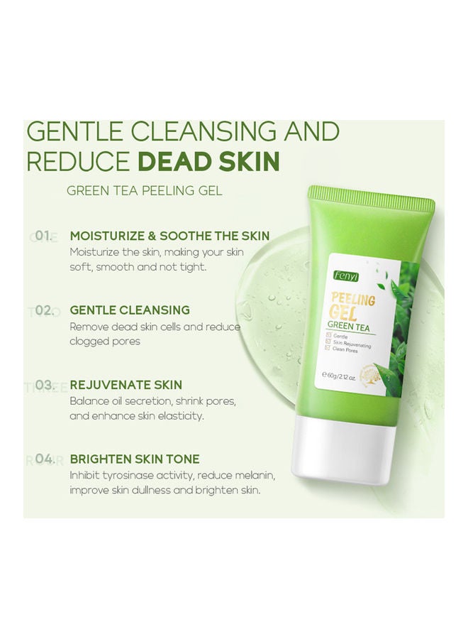 فيني جل مقشر ومُجدد لطيف على البشرة بخلاصة الشاي الأخضر أخضر 60جرام - Image 4