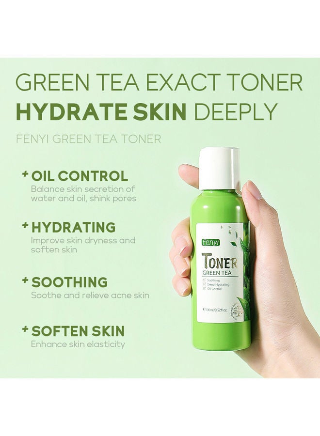 فيني تونر مرطب بخلاصة الشاي الأخضر أخضر 100ملليلتر - Image 5
