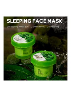 Green Tea Whitening And Repairing Sleeping Face Mask Green 100grams - v1641277565/N52343772A_7