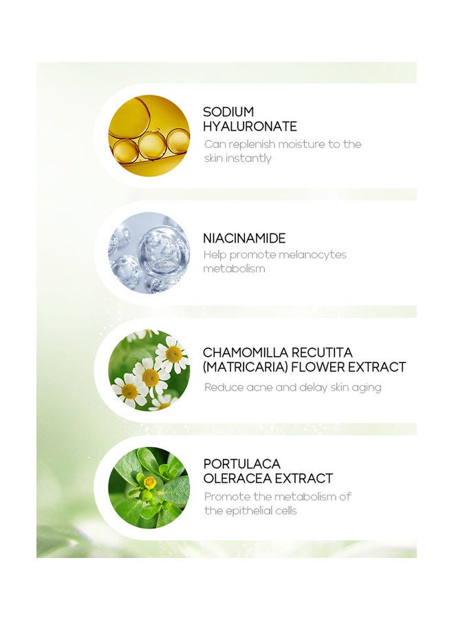 فيني ماسك النوم بالشاي الأخضر للتفتيح والإصلاح من 20 قطعة أخضر 60جرام - Image 3