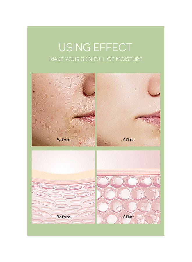 فيني ماسك النوم بالشاي الأخضر للتفتيح والإصلاح من 20 قطعة أخضر 60جرام - Image 4