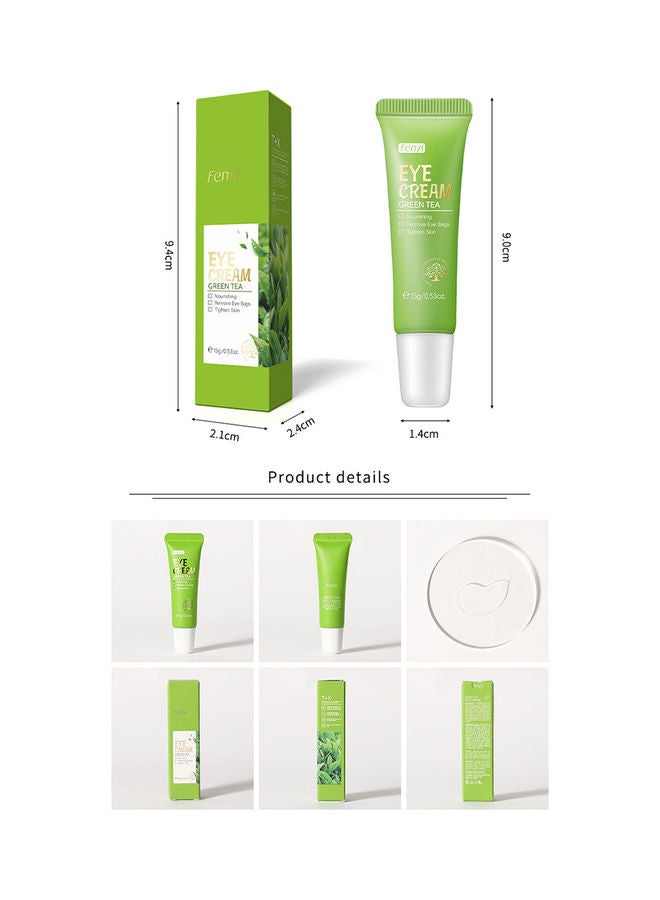 فيني كريم العين بخلاصة الشاي الأخضر لتغذية البشرة وشدها أخضر 15جرام - Image 2