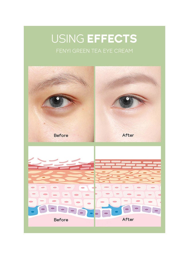 فيني كريم العين بخلاصة الشاي الأخضر لتغذية البشرة وشدها أخضر 15جرام - Image 5