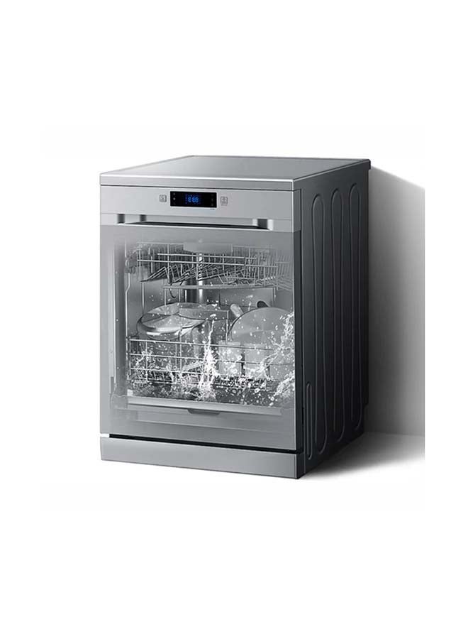 Samsung - 14 Place Setting Dishwasher with Digital Display 1800 W DW60M5070FS Silver - Image 1
