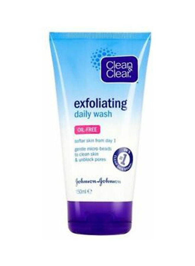 Clean & Clear Exfoliating Daily Wash Oil- Free - Multicolour 150ml