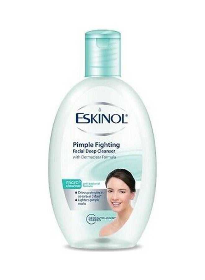 Eskinol - Pimple Fighting Facial Deep Cleanser Blue 225ml - Image 1