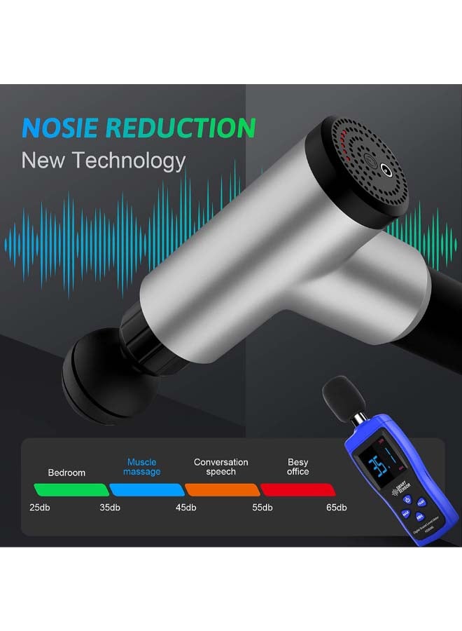 عربست مسدس تدليك الأنسجة العميقة للعضلات، جهاز تدليك لاسلكي - Image 4