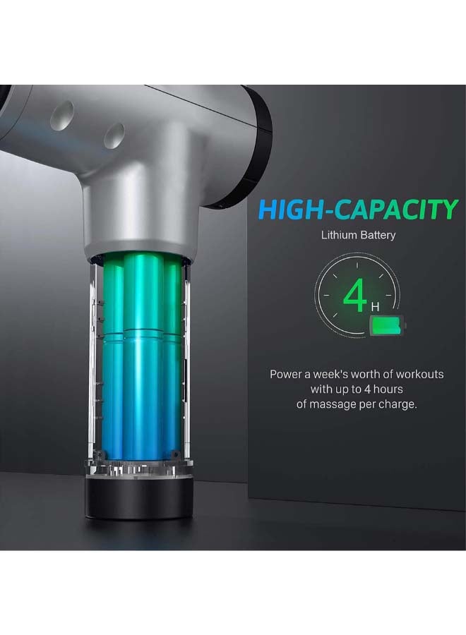 عربست مسدس تدليك الأنسجة العميقة للعضلات، جهاز تدليك لاسلكي - Image 5