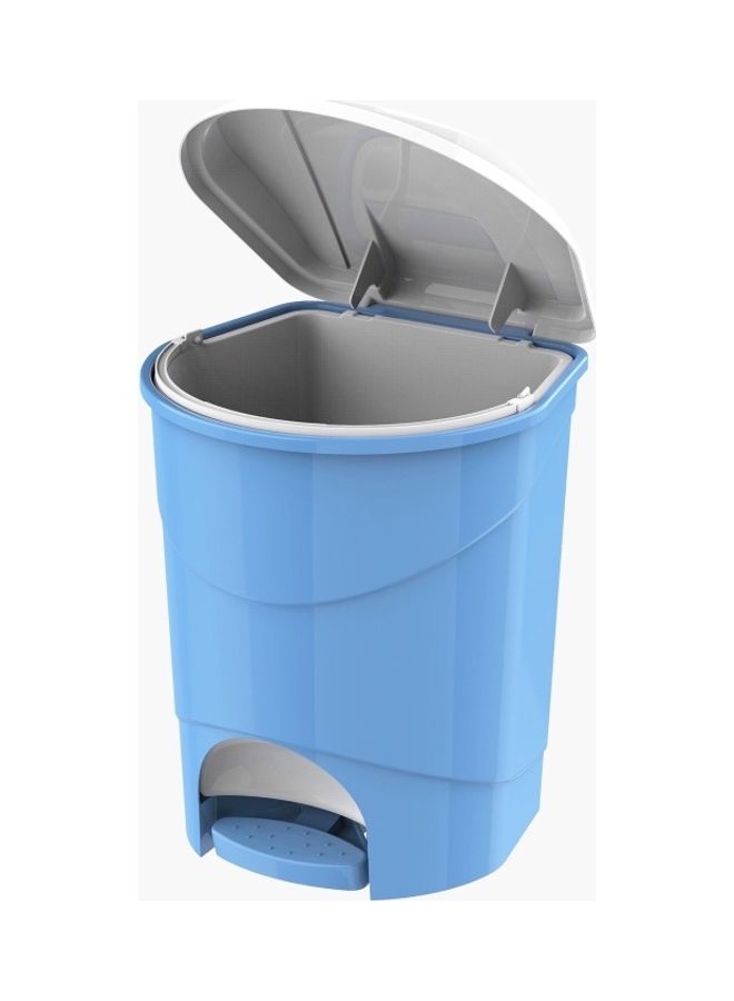 هوم بوكس سلّة نفايات بدواسة من كوزموبلاست- 27x28x34 سم أزرق/ أبيض 34 x 28سم - Image 3