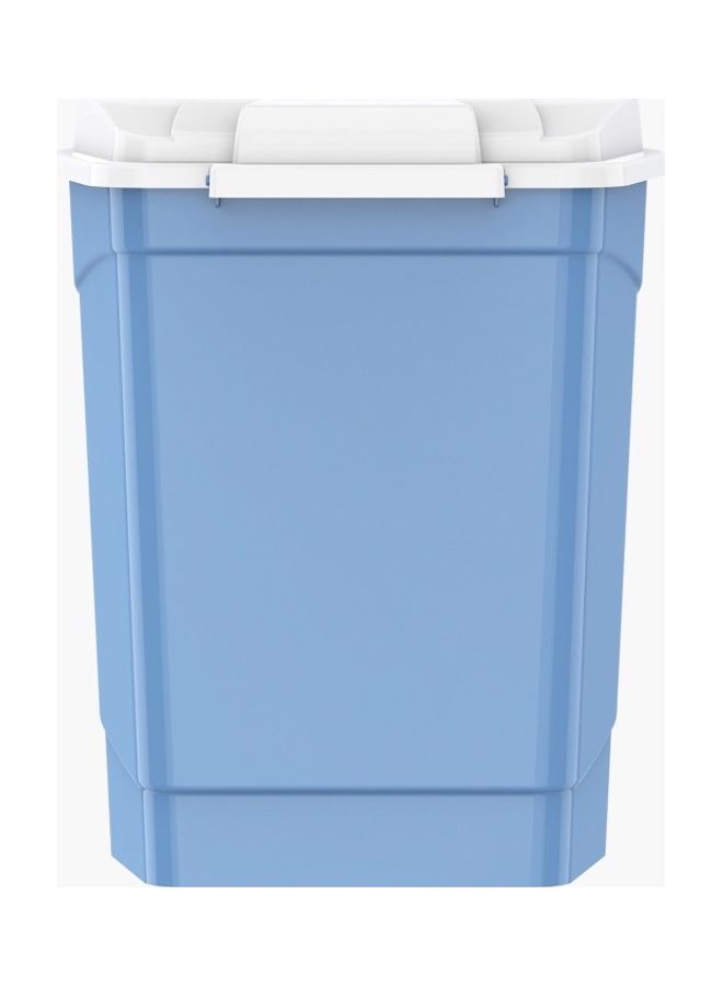 هوم بوكس سلّة نفايات بدواسة من كوزموبلاست- 27x28x34 سم أزرق/ أبيض 34 x 28سم - Image 5