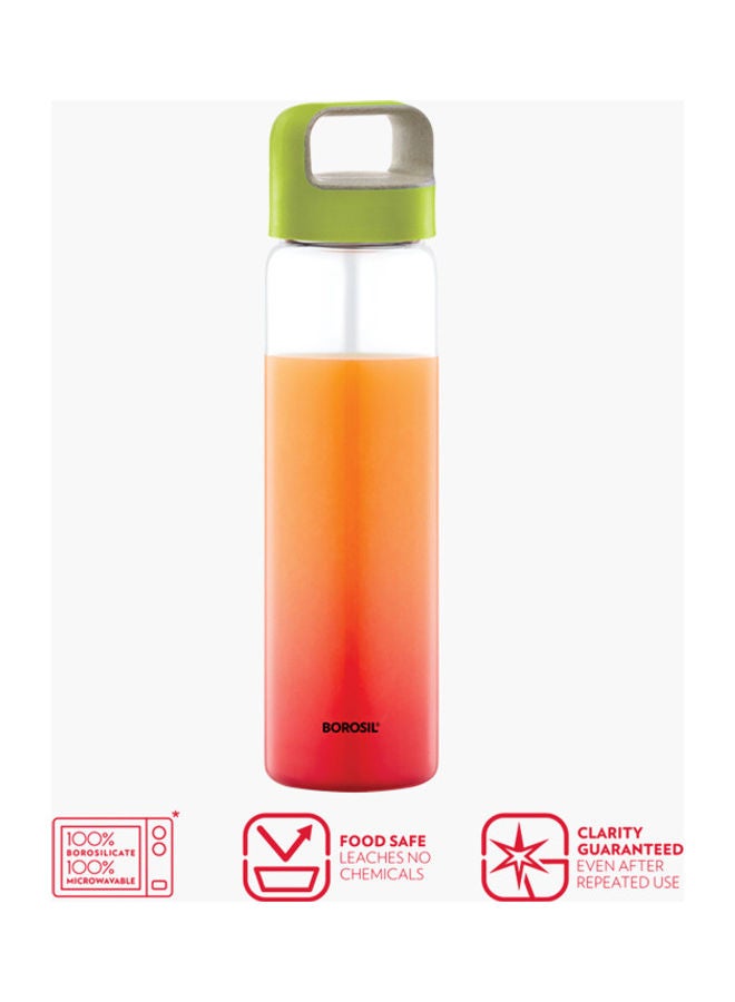 بوروسيل قارورة زجاج نيو من بوروسيل شفاف/ أخضر 750ملليلتر - Image 2