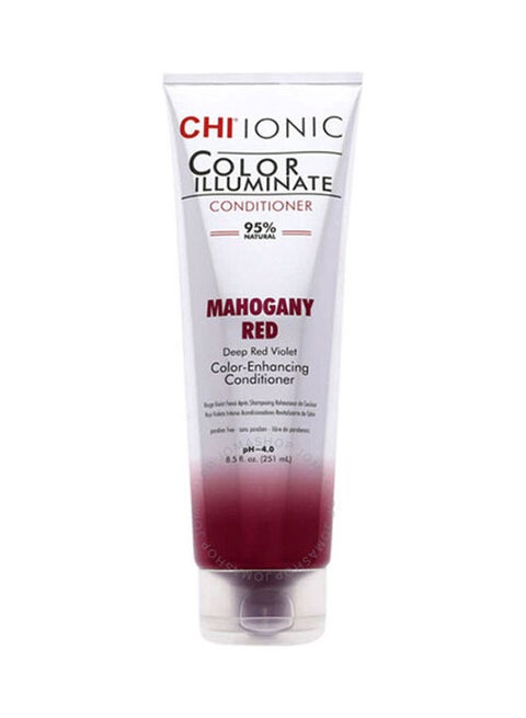 Ionic Color Illuminate Conditioner Mahogany Red For Unisex Multicolour 251ml