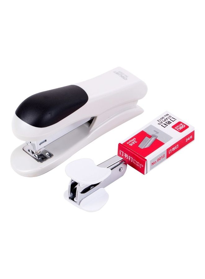 Deli Staplers and Remover with Pin White - Image 1