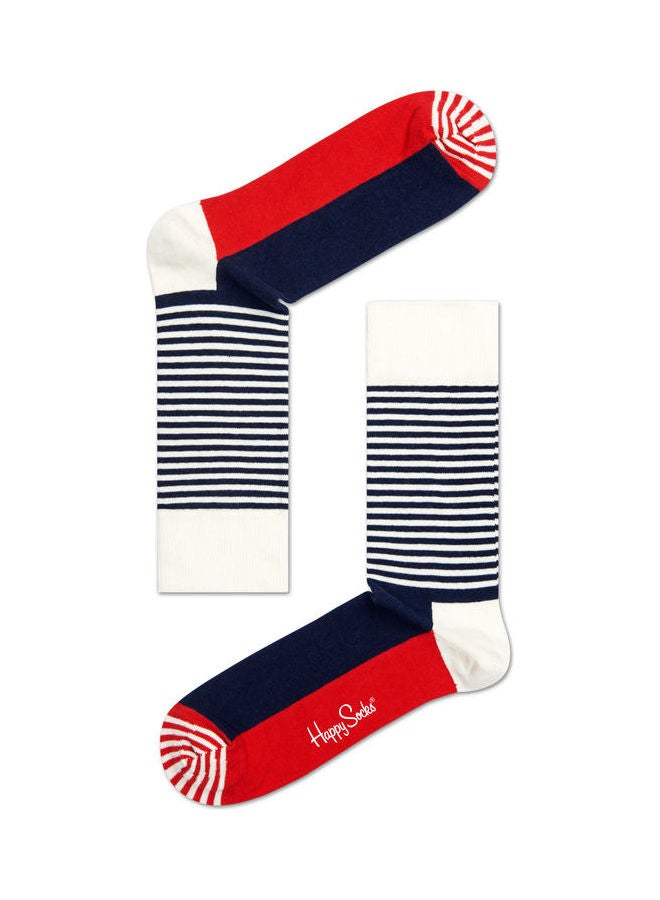 Happy Socks Half Stripe Socks Multicolour - Image 1