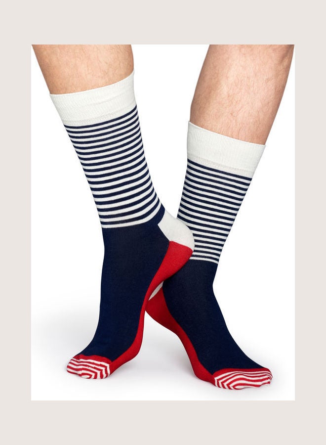 Happy Socks Half Stripe Socks Multicolour - Image 2