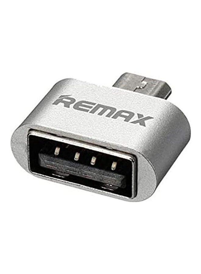 ريماكس Ra-Otg Micro Usb Adapter Sliver - Image 2