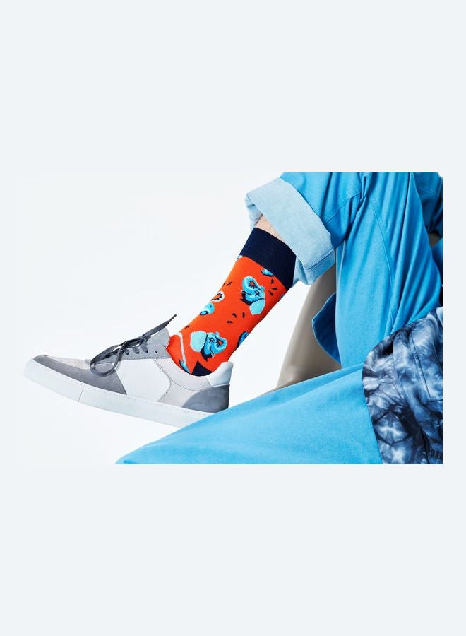 Happy Socks Clean Elephant Socks Multicolour - Image 2