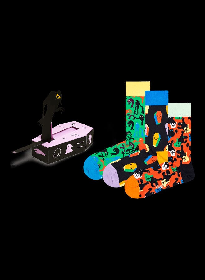 هابي سوكس طقم هدايا جوارب هالوين 3 قطع - Image 1