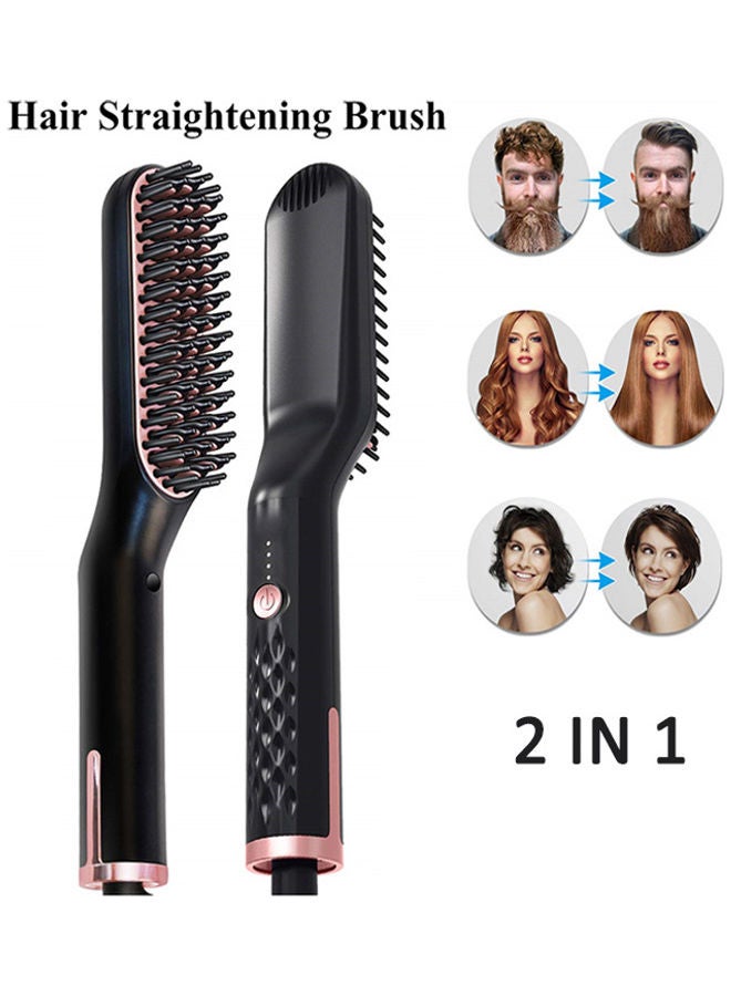 Arabest Multifunctional Hot Heating Beard and Hair Straightening Comb Black 26.2 x 5.2 x 8.2cm - Image 1