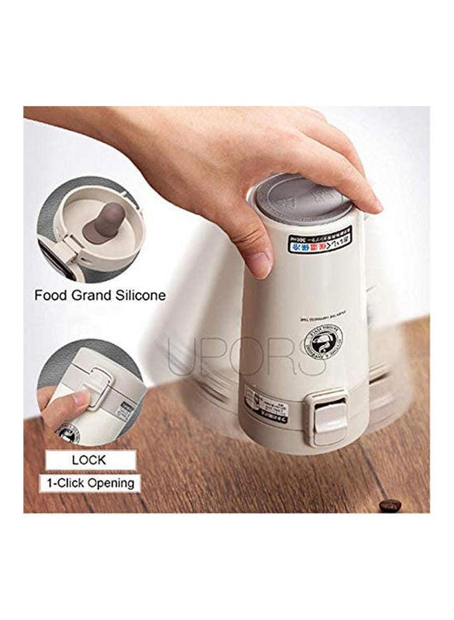Premium Travel Coffee Mug Stainless Steel Thermos Tumbler Cups White 300grams  - Image 2